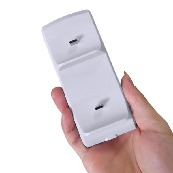 Зарядная станция для геймпадов PS5, белая, с разъёмом USB-C