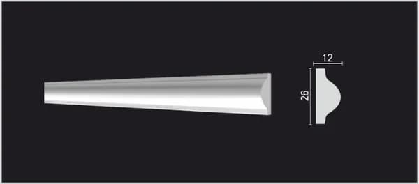 Молдинг настенный Decor Dizayn DD-10 1шт