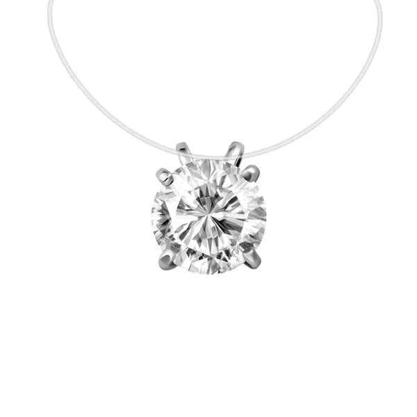 Колье с фианитом серебро 925 пробы 585GOLD