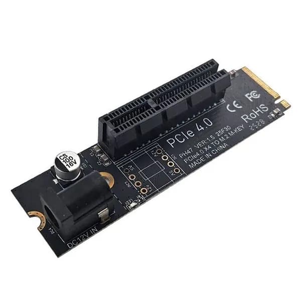 Адаптер-конвертер NGFF в слот PCI-E X4, плата расширения M2 PCIE, совместимая с интерфейсами X1, X8, X16, PH47B