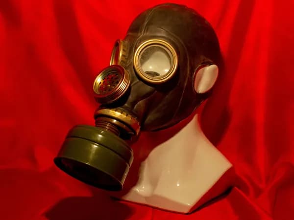 Чёрный противогаз ГП-5М (с хранения), размер 3