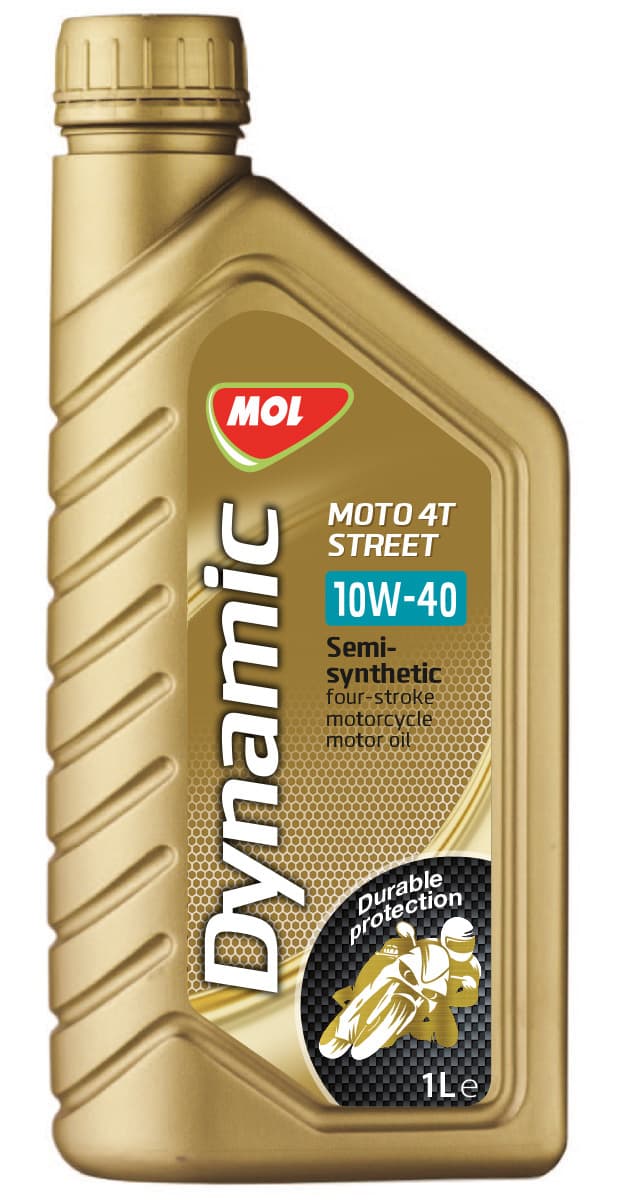 Mol dynamic moto 10W-40 Масло моторное, Полусинтетическое, 1 л