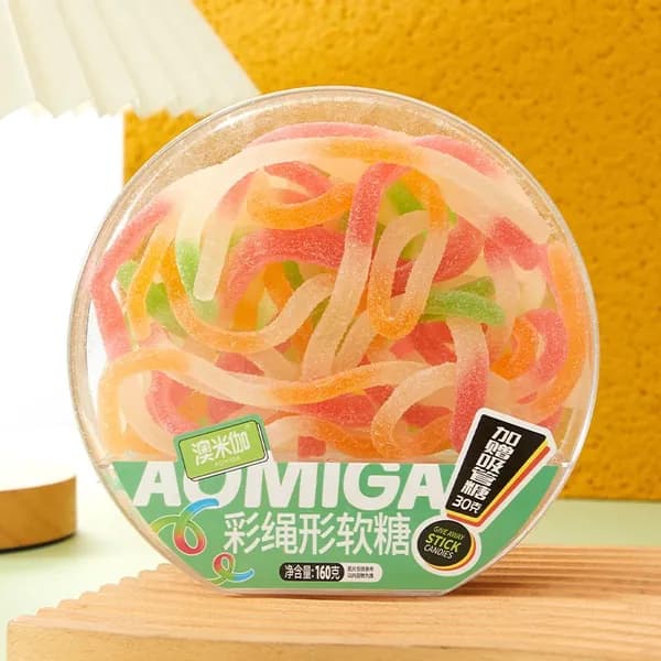 Фруктовые жевательные конфеты в круглой коробке, соковые рулеты, новогодние ассорти, пузырьковые конфеты, детские закуски