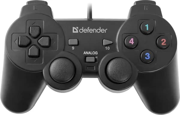 Геймпад проводной Defender Omega (64247) USB 12 кнопок 2 стика
