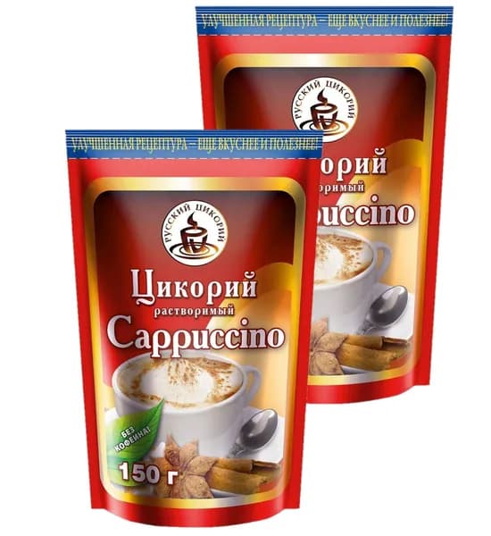 Русский Цикорий цикорий с Cappuccino, 150 г. (2 шт.)