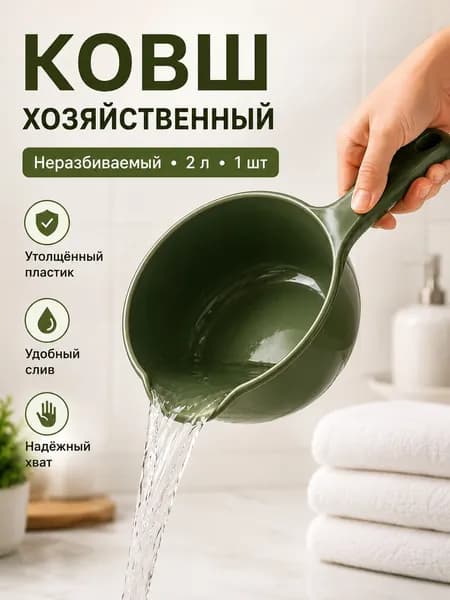 Ковш хозяйственный, 2 л, 1 шт