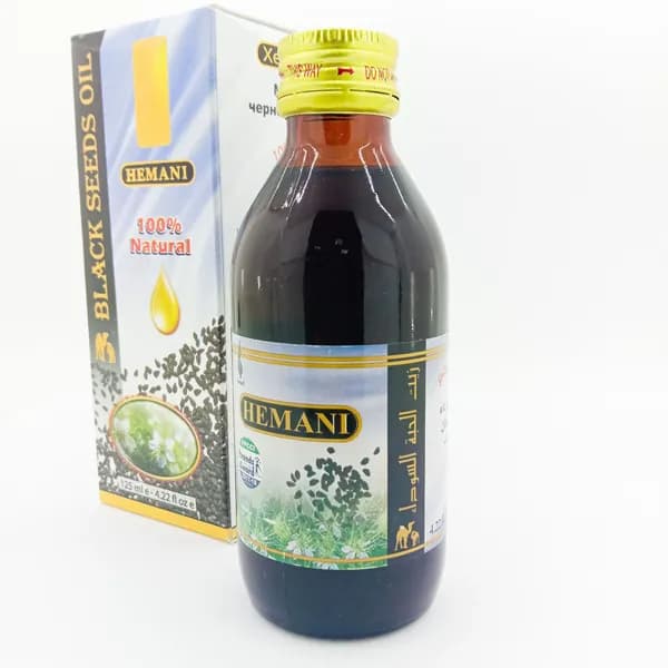 Масло черного тмина 125 мл Hemani Black seed oil