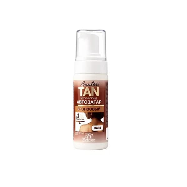 Floresan Флюид-автозагар Sunless Tan Бронзовый, мусс, 150 мл