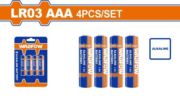 Батарейка алкалиновая AAA LR03 (4шт.) WADFOW