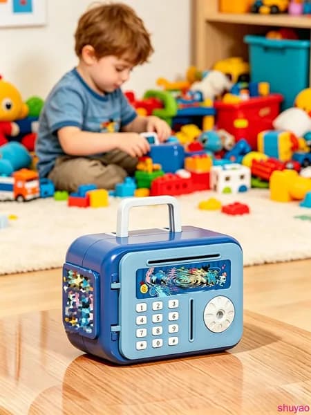 Копилка для денег, 8.8х12.3 см, 1 шт
