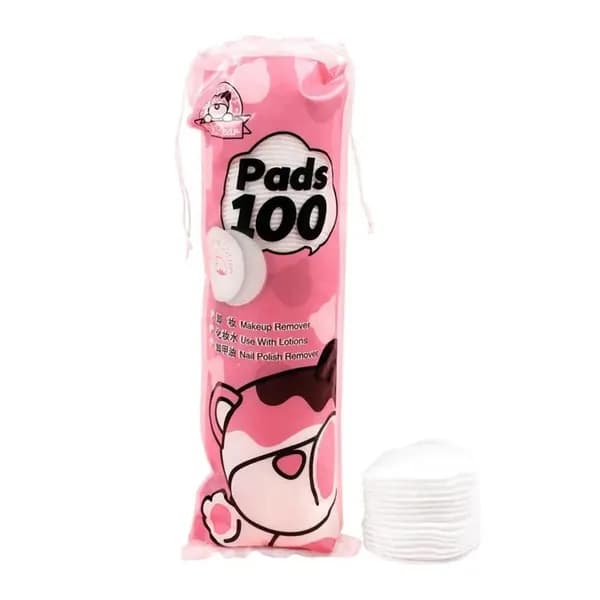 Ватные диски косметические, хлопковые 100 шт