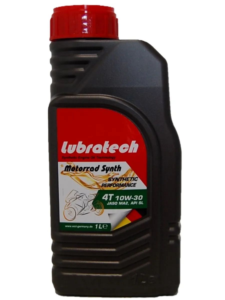 Lubratech MOTORRAD SYNTH 4T 10W-30 Масло моторное, Синтетическое, 1 л