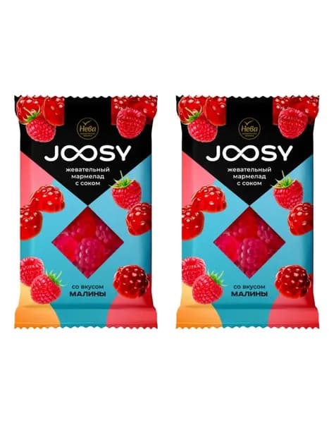 Мармелад JOOSY малина 240гр 2 шт