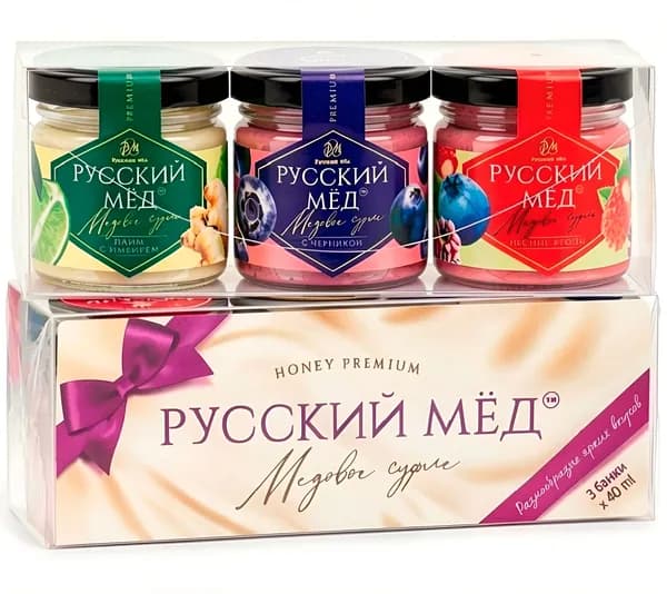 Подарочный набор ассорти "Русский мёд" 40мл (3шт)