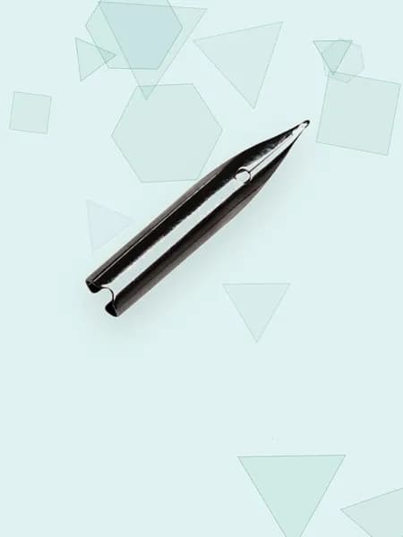 10 сменных перьев для перьевых ручек для каллиграфии, - Dark tip 0.38