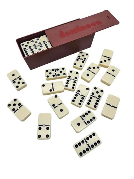 Домино 28 костяшки, размер костяшки 4,9х2,4х0,7см