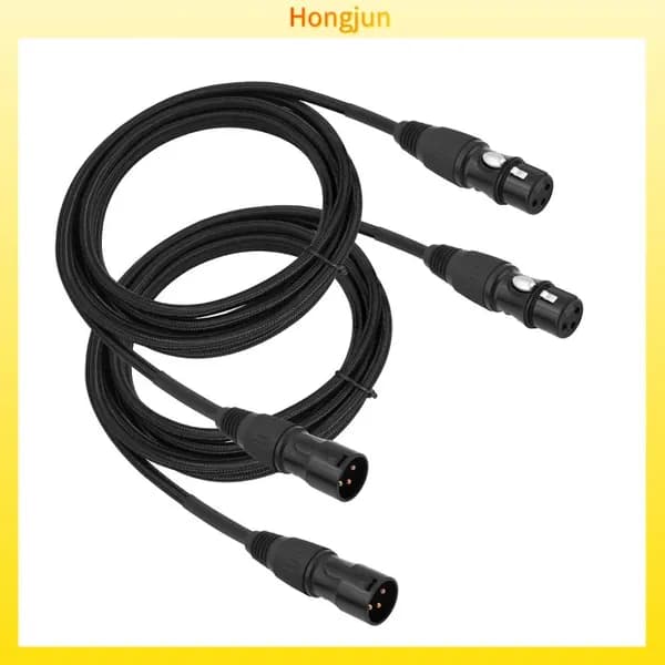 2 шт. XLR кабели 10ft, высокая защита от помех, для профессионального аудио