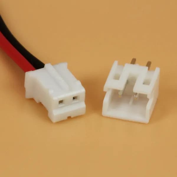 JST PH 2.0мм 2pin кабель с разъемом 30см. / Разъем на плату JST PH 2pin / 5шт.