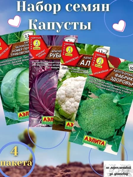 Аэлита Семена ,4шт