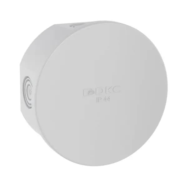 Коробка ответвительная с кабельными вводами, IP44, д.80х40мм