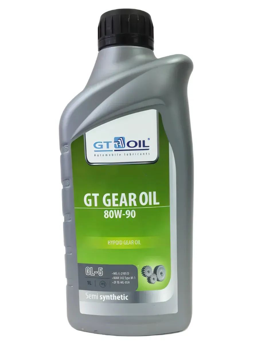 Масло трансмиссионное GT Gear Oil, SAE 80W-90, API GL-5, 1 л