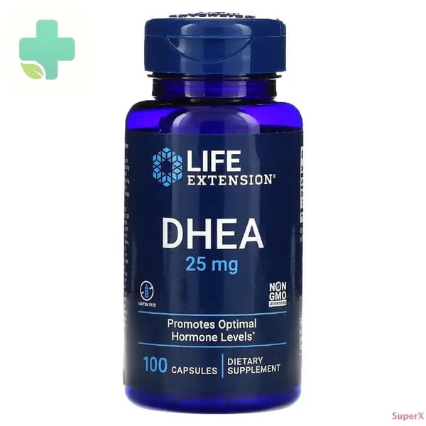 ДГЭА (дегидроэпиандростерон) Life Extension DHEA 25 мг 100 капсул
