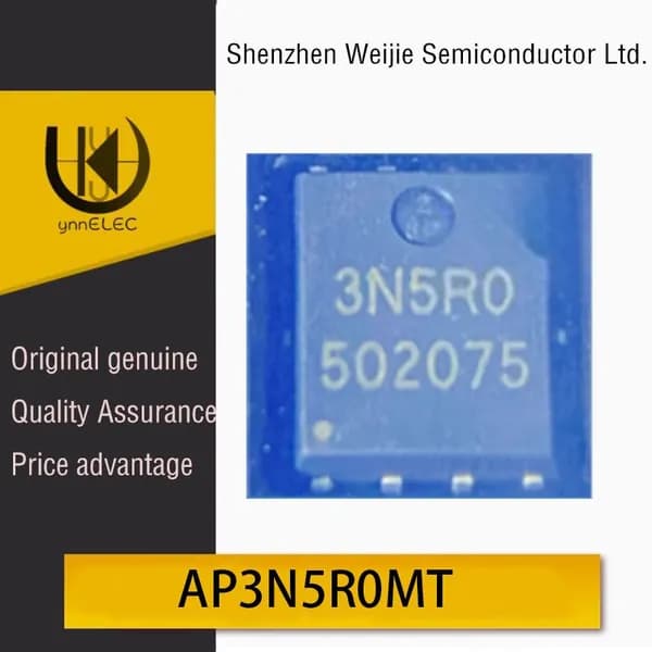 AP3N5R0MTDFN8-5X6 N-канальный 30-вольтовый MOS-транзистор с полевым эффектом Шелкография: 3N5R0