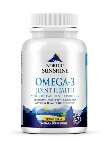 Nordic SunShine Омега-3 для здоровья суставов 100 софтгелей