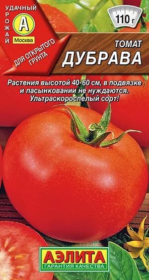 Семена Томат Дубрава (0,2г) - Аэлита