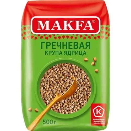 Makfa Крупа гречневая ядрица, 500 г