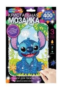 Кристальная фигурная мозаика для детей 17х23 см лило и стич МУЛЬТИ АРТ