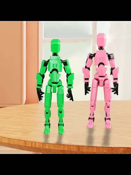 фигурка Dummy 13 для action с подвижными суставами, 3D (зелё