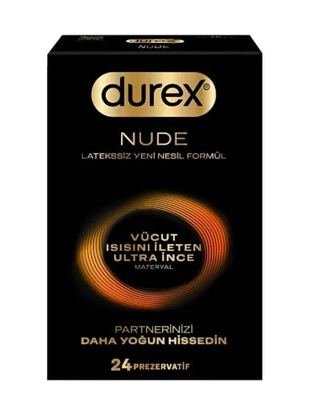 Durex Nude Ультратонкие презервативы для естественных ощущений, 24 шт