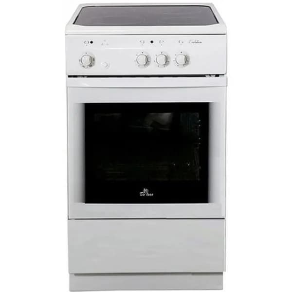 Плита электрическая de luxe 506003.04ЭС, 50 см, 3 конфорки, 54 л, стеклокерамика, белый