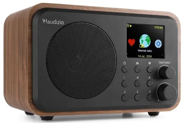 Интернет-радио WIFI/DAB+/FM Vicenza Audizio, коричневый