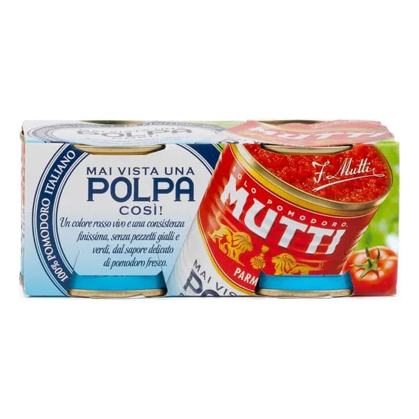 Томаты MUTTI мелконарезанные, кластер 2 шт по 210 г