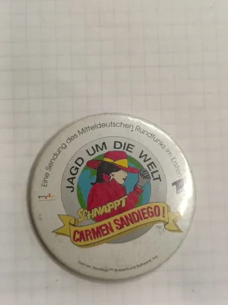 Значок "Jagd um die Welt - Schnappt Carmen Sandiego!"