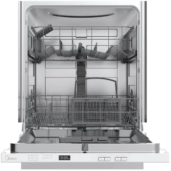 Встраиваемая посудомоечная машина Midea MID60S050, 10 компл., 49 дБ, конденсационная сушка, частичная, A, серебристый