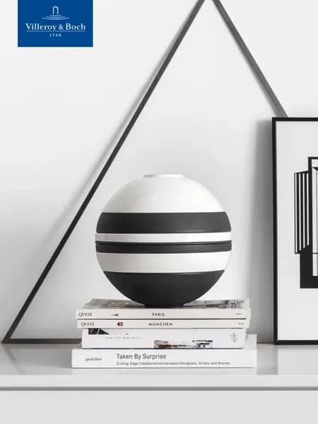 Набор посуды, 7 предметов, La Boule White & Black Iconic
