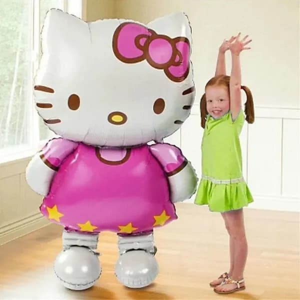 Воздушные шары Hello Kitty,для девочек на день рождения,1шт,116x66cm