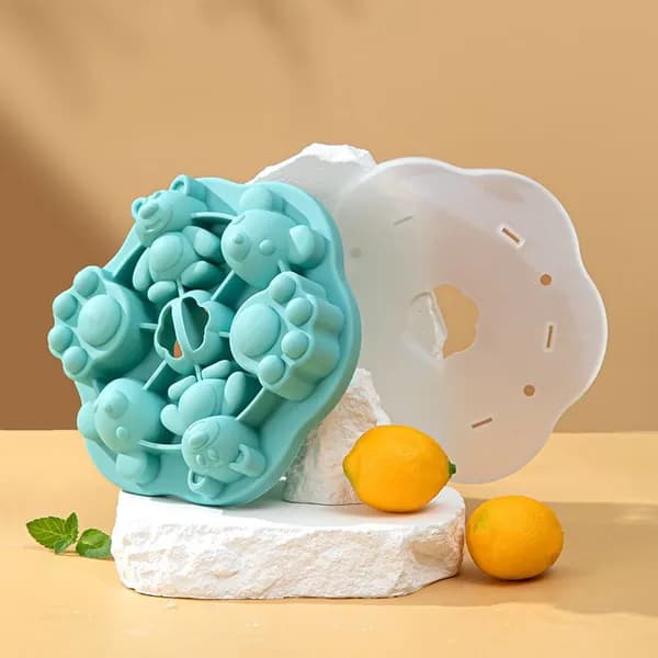 Силиконовая кисть для масла, розовая, пищевая