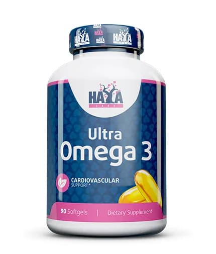 Haya Labs / Ультра Омега 3 / Ultra Omega 3 / Незаменимые жирные кислоты / 90 soft.