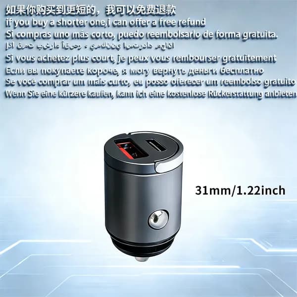 Беспроводное зарядное устройство, USB 3.0 type A (разъем), USB type C (штекер), 100 Вт, серебристый