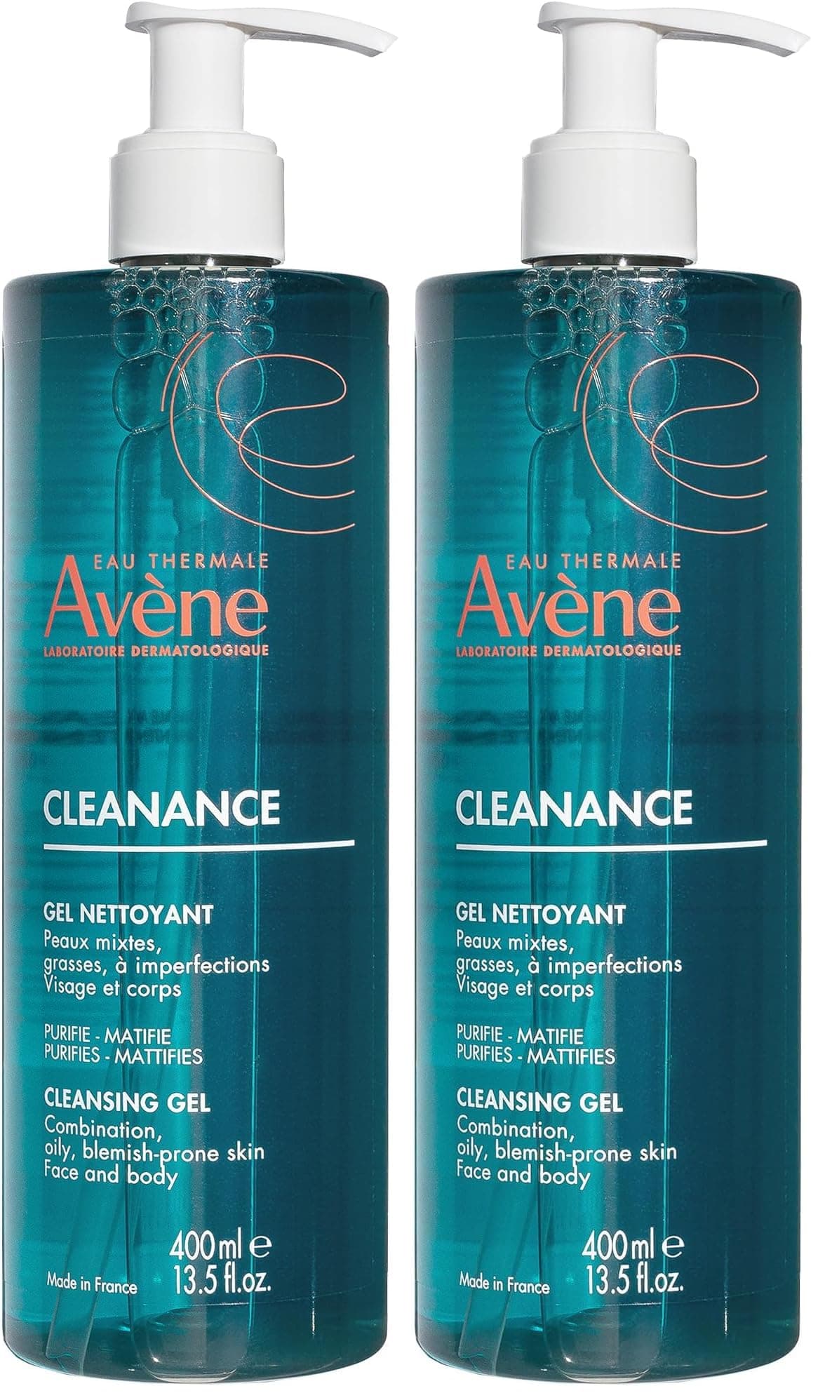 Cleanance Cleansing Gel Матирующий очищающий гель для жирной и склонной к акне кожи, 400 мл (2 шт. в упаковке)