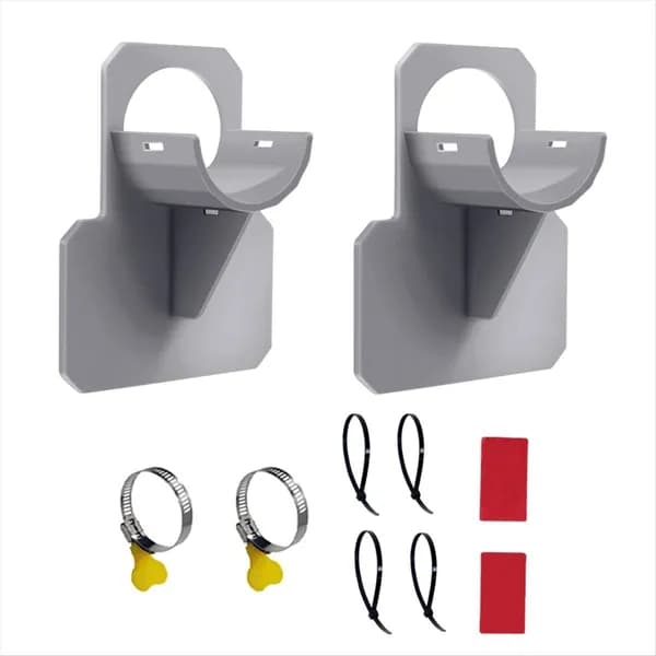 K6 2Set Держатели труб для бассейна, Наземные аксессуары, Шланги для бассейнов Серый ZN72