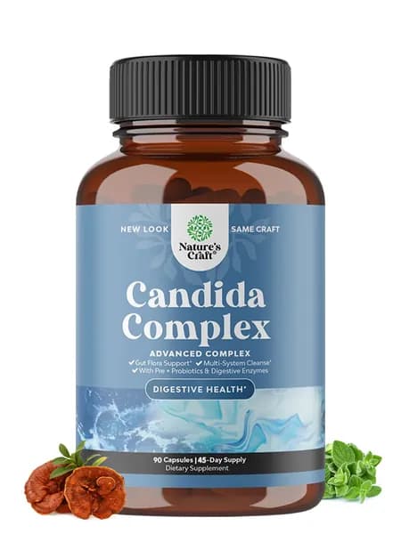 Комплексная добавка против кандидоза (Candida albicans), баланс кишечной микробиоты, иммунитет, 60/90 капсул.