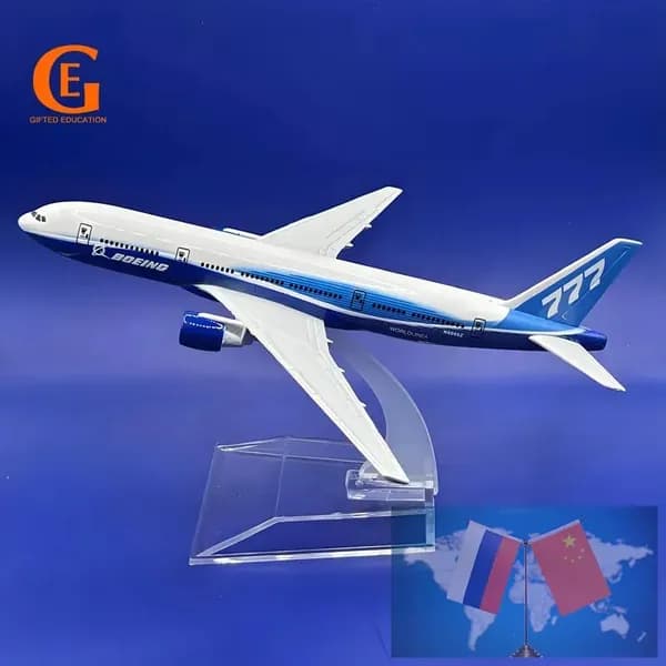 Металлическая Модель Самолета Боинг 777, Авиакомпания Boeing 777