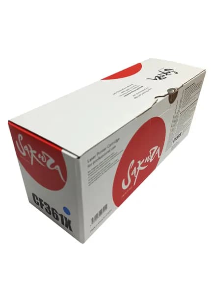 Тонер-картридж для HP CLJ M552/Canon LBP-712 (цвет: голубой) (ресурс: 10000 стр.) (Sakura)