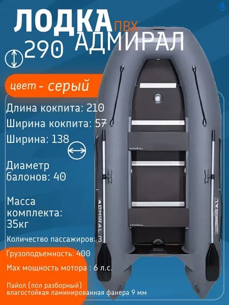 Лодка ПВХ Адмирал 290