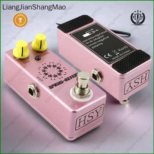 GM Педаль эффектов Reverb для электрогитары, гитарная педаль Mosky Spring reverb для бас гитары